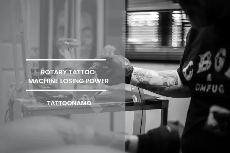 Rotary tattoo machine losing power