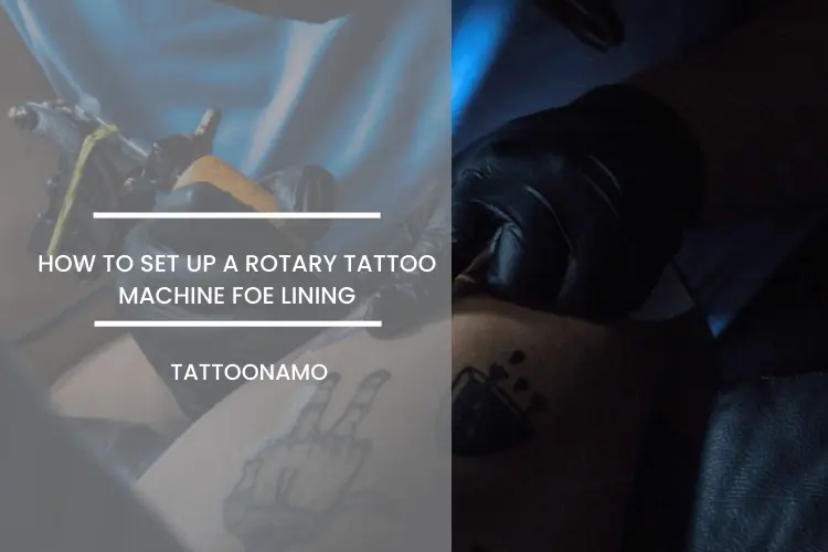 how to set up a rotary tattoo machine.?