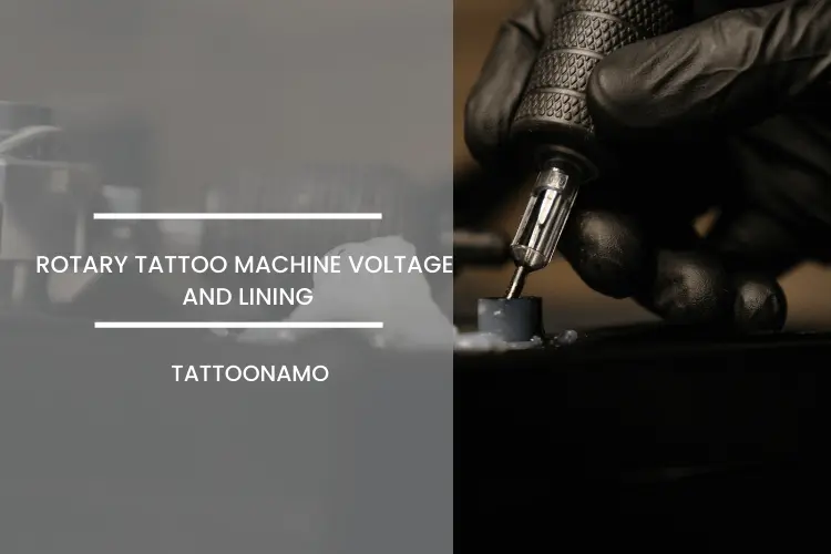 Rotary Tattoo Machine Voltage for Lining