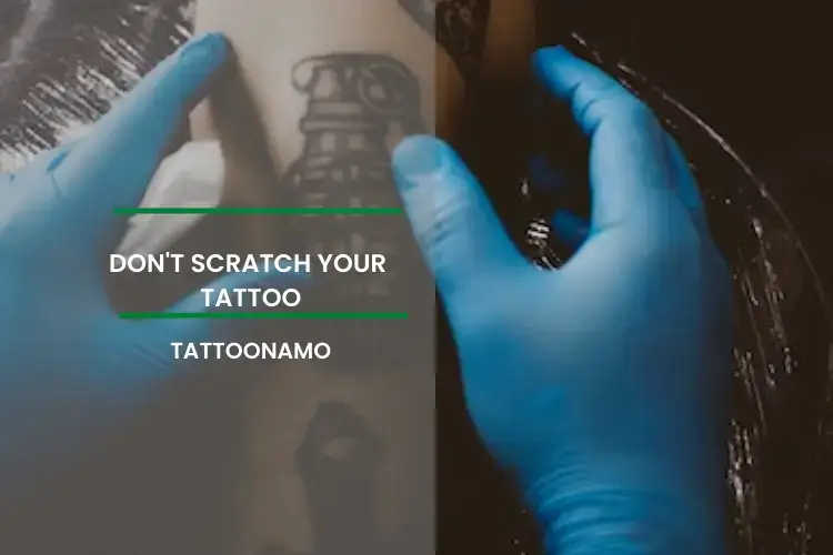don't scratch your tattoo