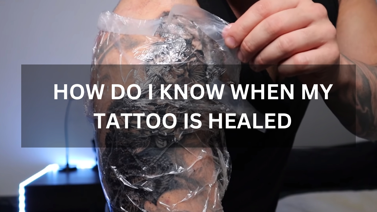 Stages of the tattoo healing process 